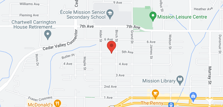 map of 32938 5TH AVENUE
